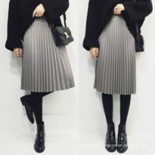 Wholesale Women′s Wear Ladies Fashion Pleated Skirt